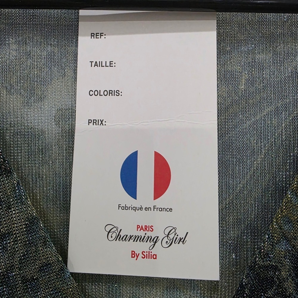 Charming Girl by Silia Paris Floral Metallic Maxi Dress V-Neck Short Sleeve New - Picture 2 of 6